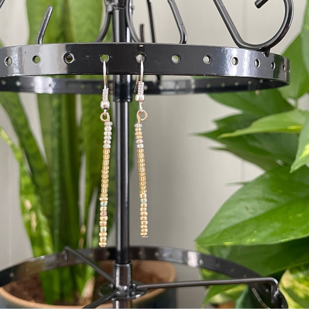 Handmade Dainty Beaded Earrings